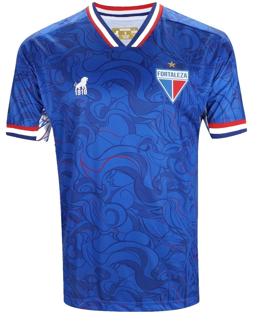 Camisa Goleiro Fortaleza 2023 2024 Leão 1918 oficial Especial 